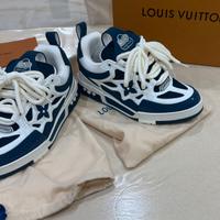 Scarpe LV Skate blu e bianche prezzo trattabile