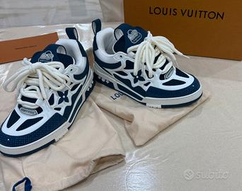 Scarpe LV Skate blu e bianche prezzo trattabile