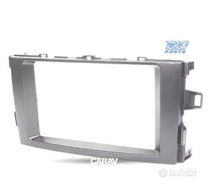 CORNICE NERA RADIO 2-DIN PER TOYOTA AURIS 06-12