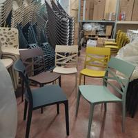 Sedie polipropilene design bar ristorante
