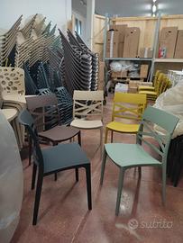 Sedie polipropilene design bar ristorante
