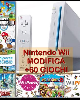 Nintendo Wii console +60giochi