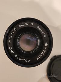 zenit helios 44M-7 M42 solo tappo posteriore