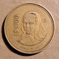 Moneta 1000 pesos messicani 1988