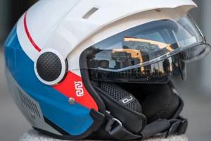 CASCO OJ VIAGGIO ADV WHITE/RED/BLUE