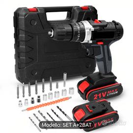 Trapano Avvitatore 2 Bat  Nuovo SPEDIZIONE GRATIS 