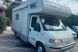 Camper mansardato Mobilvetta 6 posti Fiat ducato