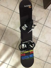 Snowboard completo con scarponi