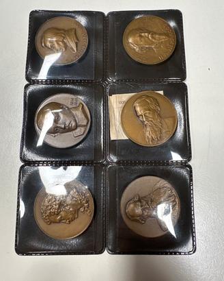 Serie Medaglie Bronzo Classici Letteratura Russa