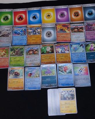 lotto carte pokemon centocinquantuno