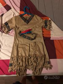 Costume da indiana bambina 7-8 anni – nuovo