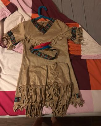 Costume da indiana bambina 7-8 anni – nuovo