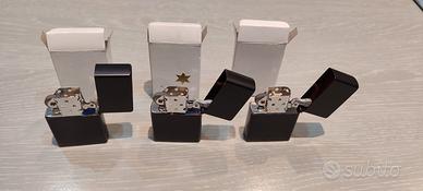 3 accendini tipo Zippo 