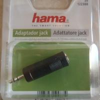 HAMA  ADATTATORE JACK 3.5 MM M/JACK 6.3 MM F