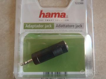 HAMA  ADATTATORE JACK 3.5 MM M/JACK 6.3 MM F