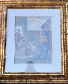 Quadro  Vintage Alinari - Affresco Medea Pompei