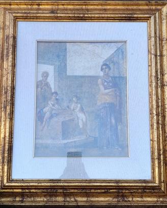 Quadro  Vintage Alinari - Affresco Medea Pompei
