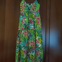 Abito estivo lungo fantasia floreale Camomilla