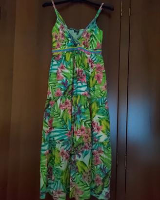 Abito estivo lungo fantasia floreale Camomilla