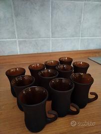 n. 11 bicchierini crema caffè/liquori 