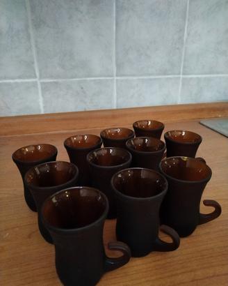 n. 11 bicchierini crema caffè/liquori 