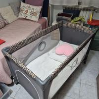 Lettino da campeggio 0-36 m. pari al nuovo VENDUTO