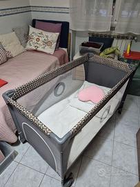 Lettino da campeggio 0-36 m. pari al nuovo VENDUTO