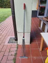 rastrello per foglie in acciaio 