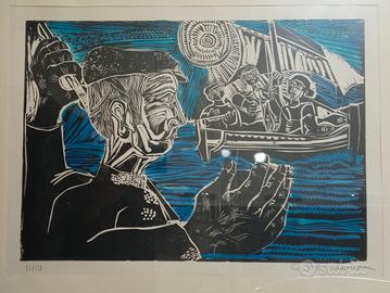 Quadro d'arte/ incisione originale firmato 