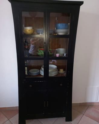 Vetrina/dispensa in legno