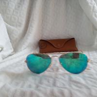 A1070 Ray-ban Aviator Rb3025 Tg58 Montatura oro Le