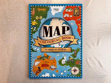 Map Colouring Book Un Mondo da Colorare