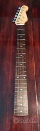 Manico Stratocaster acero palissandro