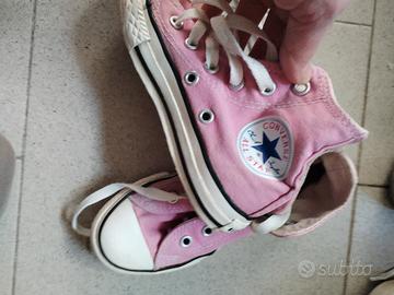 scarpe  tela rosa All Star Converse n. 28