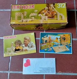 "MATADOR 312" GIOCO IN LEGNO DI FAGGIO VINTAGE ‘80