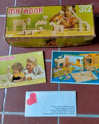 "MATADOR 312" GIOCO IN LEGNO DI FAGGIO VINTAGE ‘80