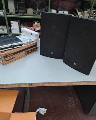 Amplificatore e casse yamaha