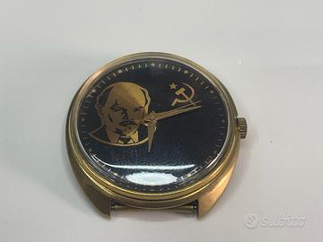 Orologio sovietico Lenin falce e martello vintage