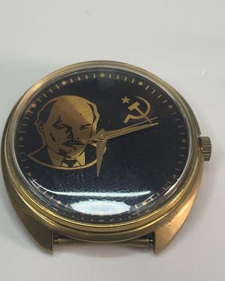 Orologio sovietico Lenin falce e martello vintage