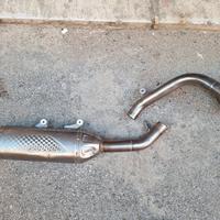Akrapovic scarico silenziatore per ktm husqvarna 
