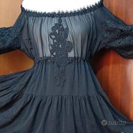 abito in chiffon antica sartoria 