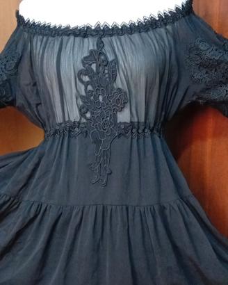 abito in chiffon antica sartoria 