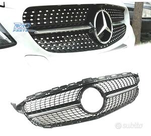 GRIGLIA MERCEDES W205 C205 AMG 19- LOOK DIAMOND NE