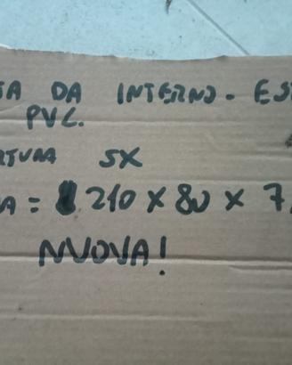 PORTA DA INTERNO/ESTERNO IN PVC APERTURA SX