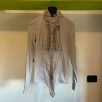 Camicia con volant a body PINKO