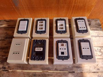 Basi esterne VIMAR telefonia e presi.