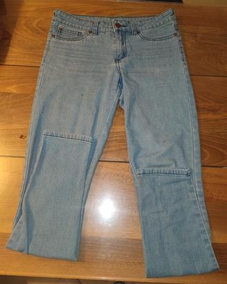 jeans chiari a sigaretta tg. 40/42