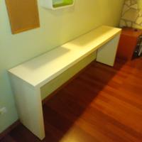 Consolle IKEA MALM Bianca - 190x40 cm