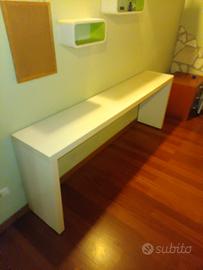 Consolle IKEA MALM Bianca - 190x40 cm