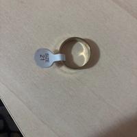 Anello acciaio inossidabile dorato